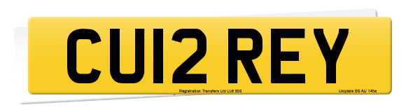 Registration number CU12 REY